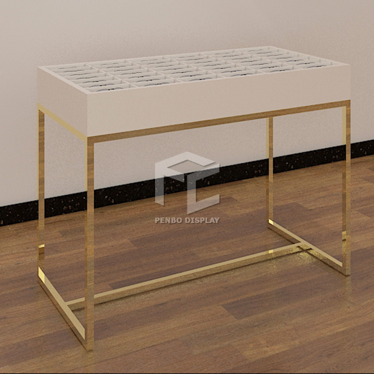8mm Temper Glass Retail Optical Store Display Case For Store Monomer Design