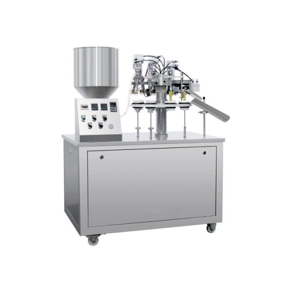 Ultrasonic Cosmetics Semi Automatic Tube Filling And Sealing Machine With High