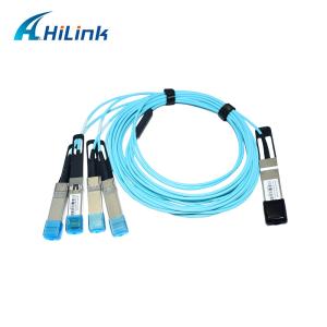 AOC 40G QSFP Active Optical Fiber Cable FCC For Optical Transceiver