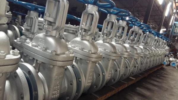 Cast Steel Flanged Gate Valve Be Glass 300 LBS , Bolted Bonnet , O. S And Y With