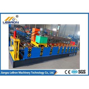  High Production Ridge Cap Roll Forming Machine 7.5m*1.0m*1.2m With Roof Accessories Manufactures