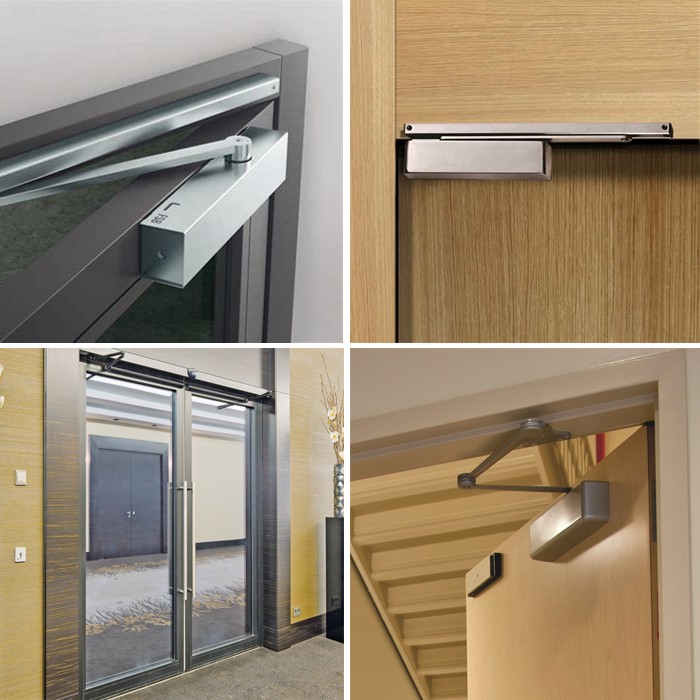 80kg Door Soft Close Door Closer with Heavy Duty Hydraulic System Sliver/Customized