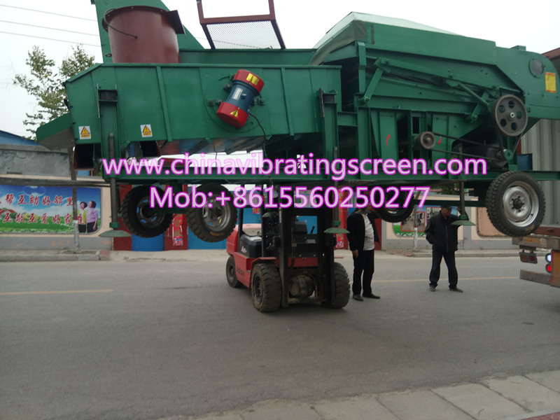 Large wheat sunflower seed miscellaneous mildew removal cleaning machine