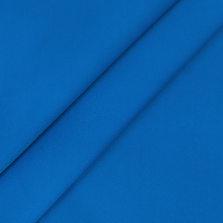 Custom Design Solid Knitted Fabric Micro Polyester Spandex Material Swimwear Fabric for Sale