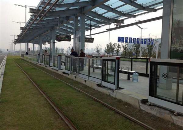 Half Height Bus Platform Screen Door , Aluminum / Stainless Steel Screen Door