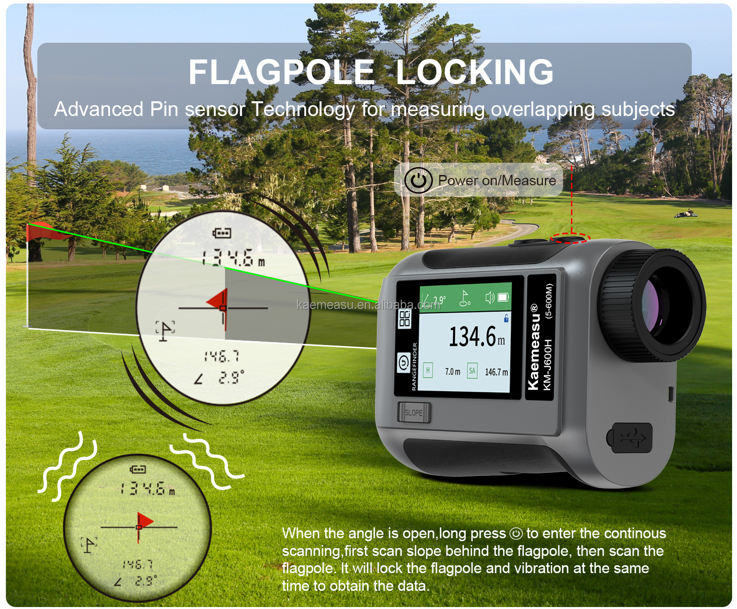 J1200m High Precision Laser Rangefinder Multifunction Device for Real Estate Engineering