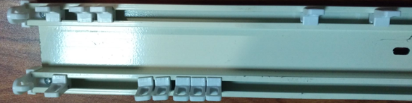 Double Triple Silent Curtain Track Aluminum Material 6m Length
