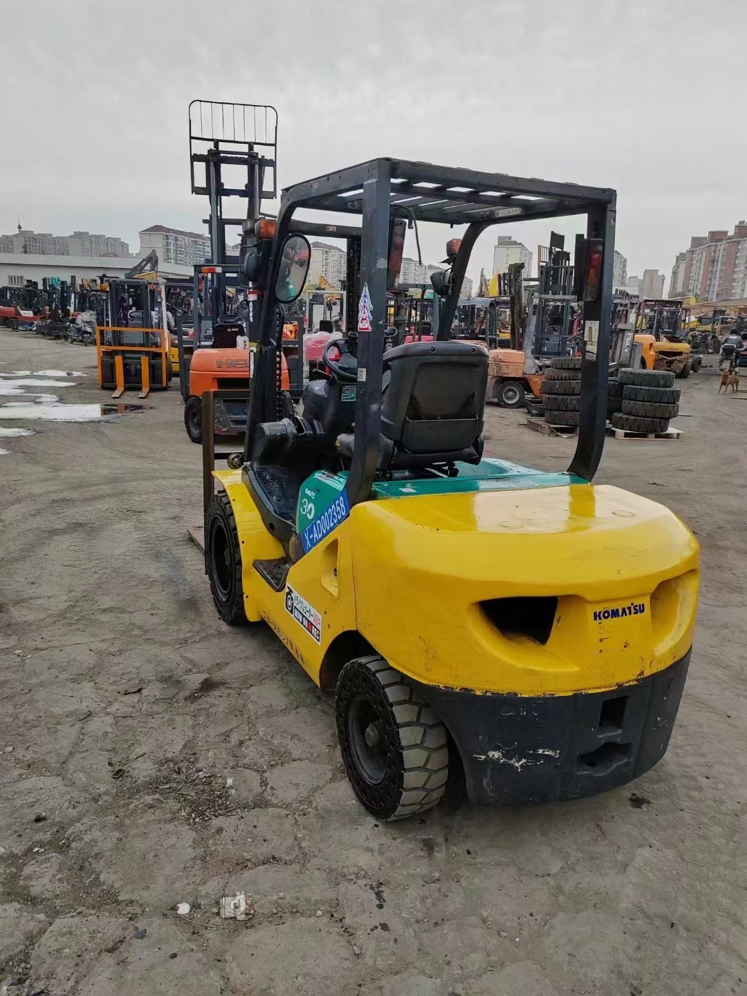 Second hand Komatsu diesel forklift from Japan