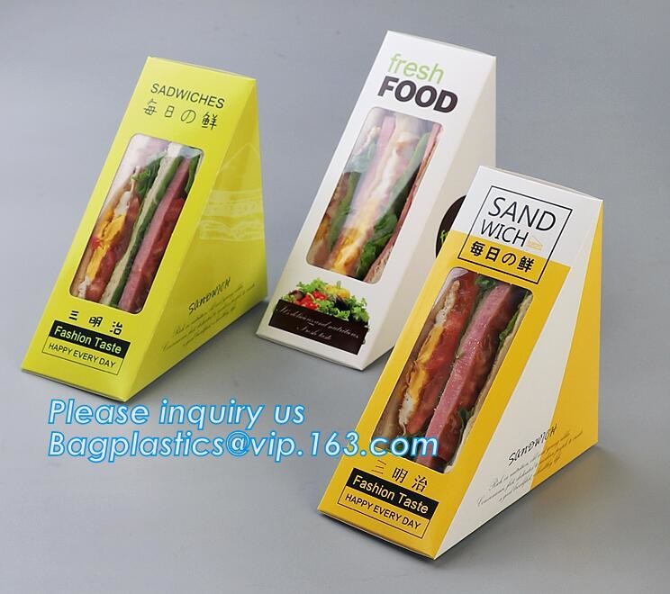 Wholesale custom Paper Cookies packing Cake Box with PVC window,Wholesale Plastic Square Birthday Wedding Packaging Clea