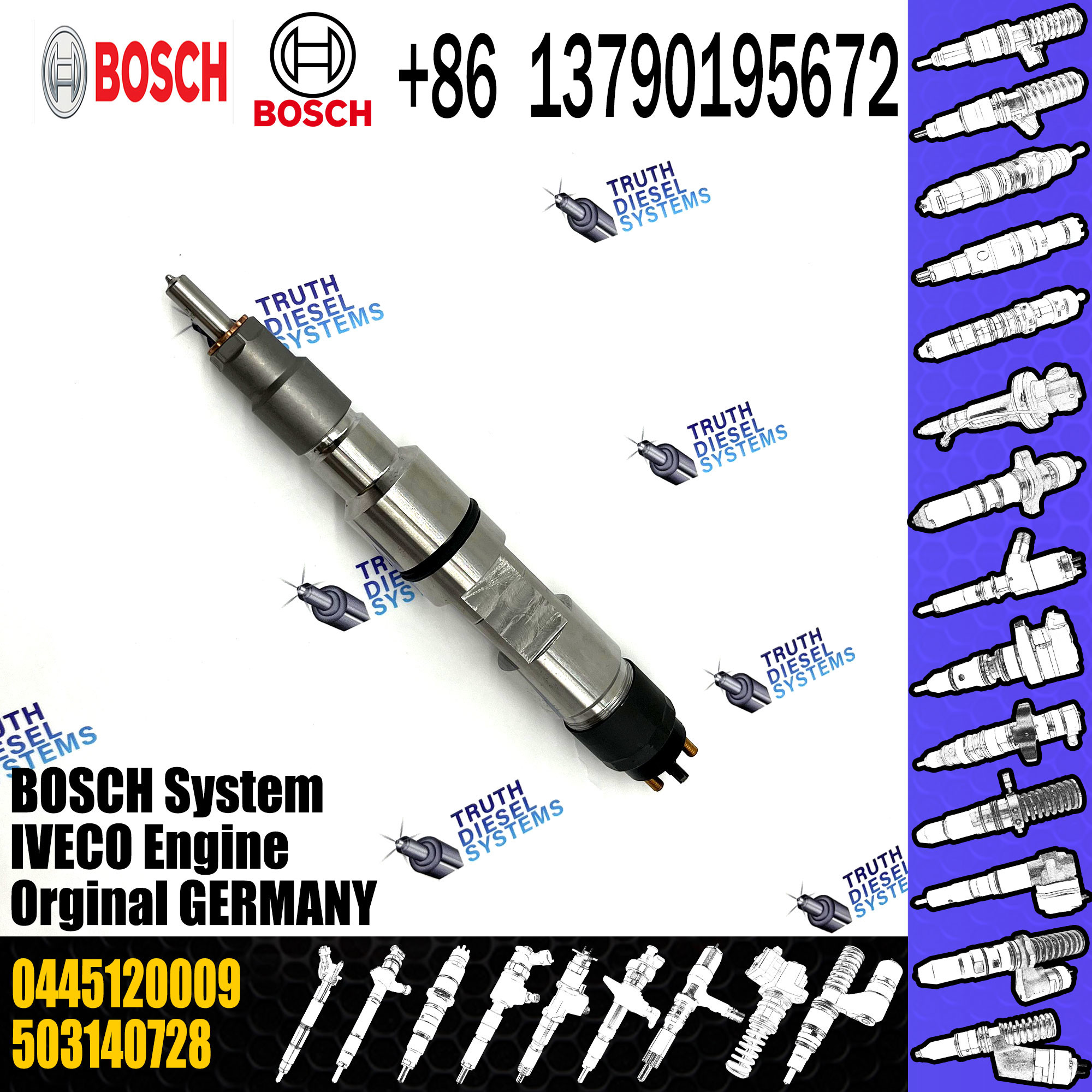0445120009 Diesel fuel fuel 0445120009 injectors for automotive engine parts 0445120009