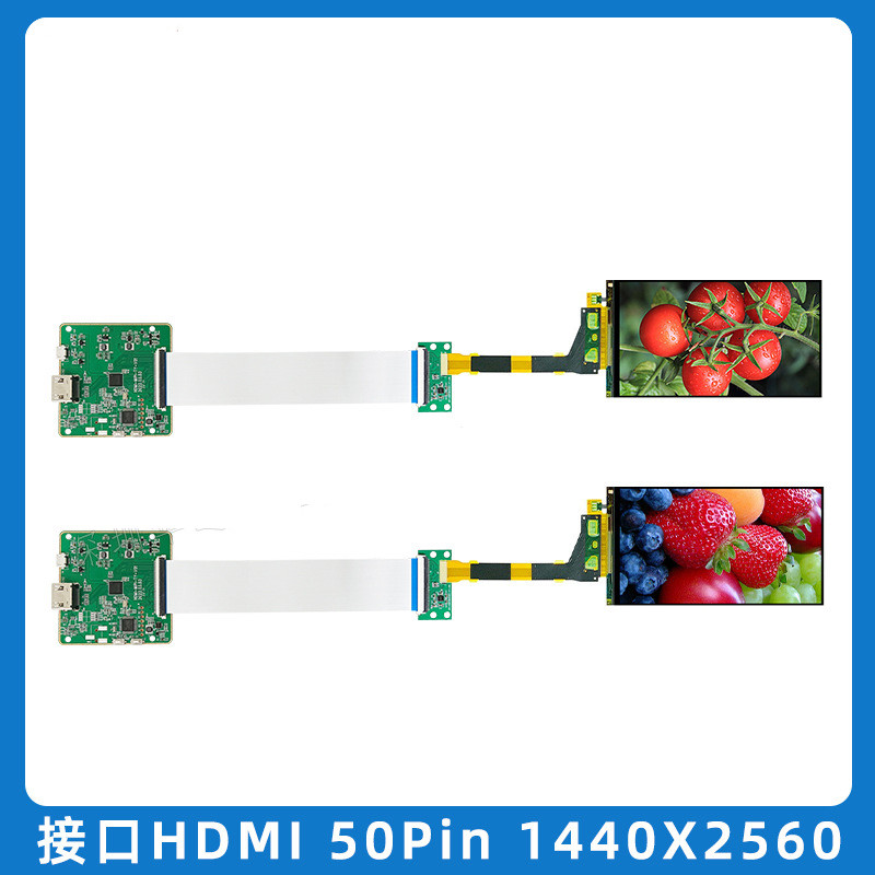 5.5 Inch TFT LCD Display Module, 1440*2560 50pins, HDMI Driving IC R63419
