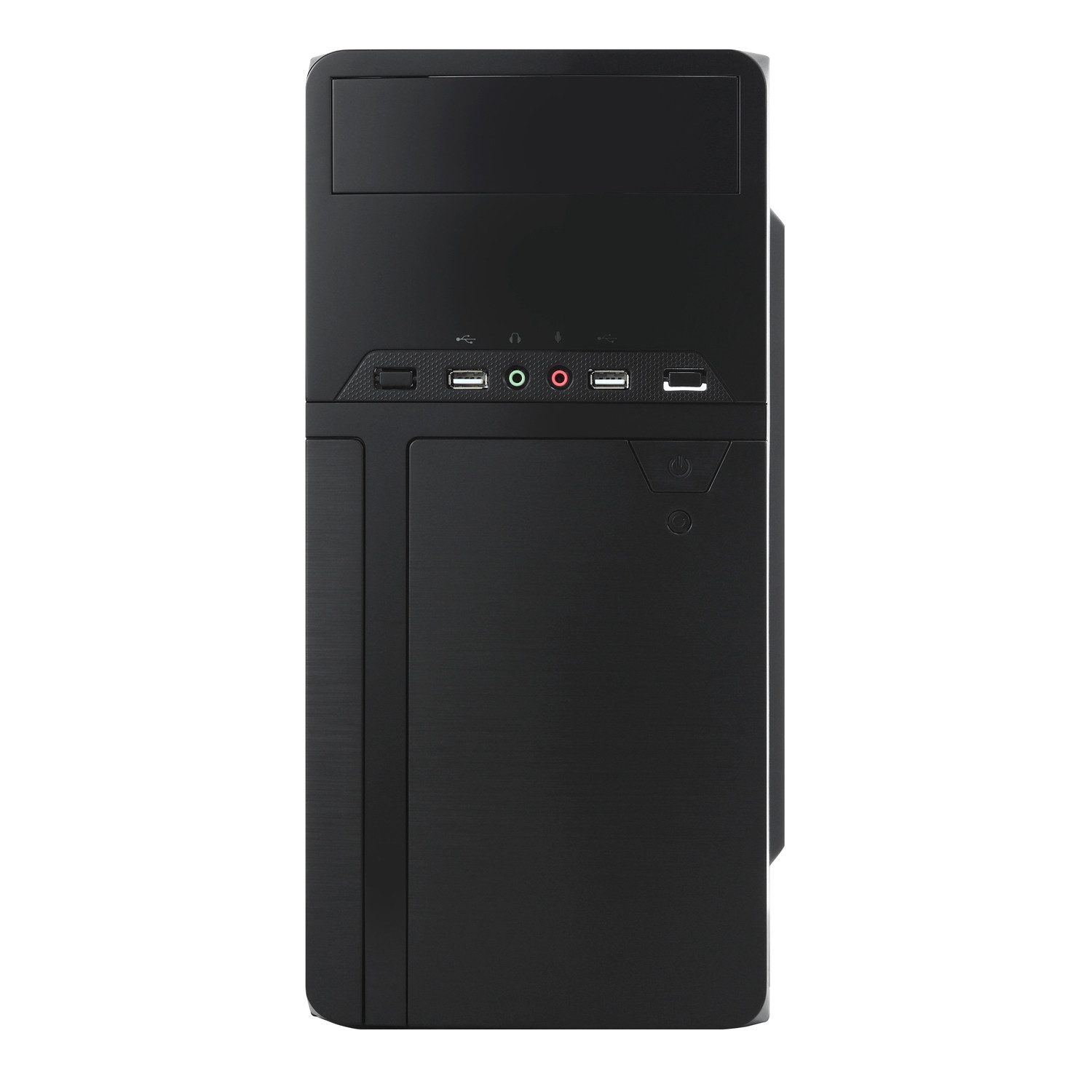 Black 367mm Height 185mm Width PC Aluminum Case
