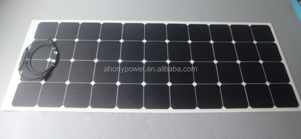 22.7% Panel Efficiency 200W 12V Solar Panel For Marine RV Cabin Van Car Lightweight