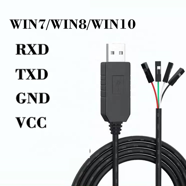FTDI Chipset FT 232 5V 3.3V USB to 4 PIN Dupont Uart TTL Serial Converter Cable for Raspberry Pi