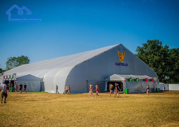 Shaped Big Curved & Arcum Truss Arcum Roof Large Tents For Curve Verandah Tunnel