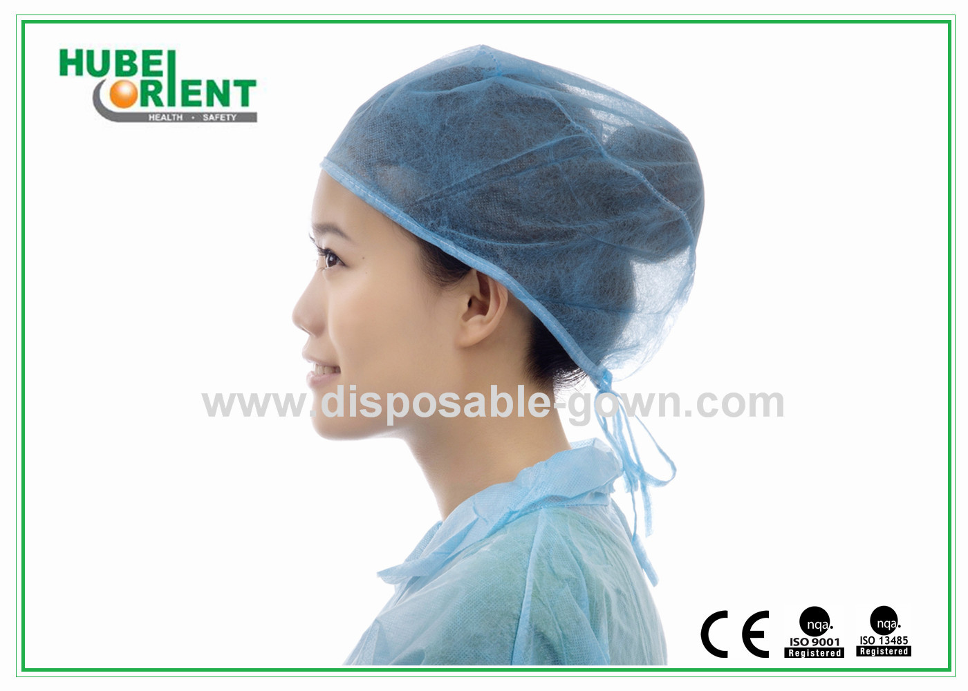 Waterproof Surgical Disposable Head Covers Disposable Hair Caps