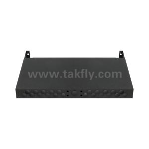 Black Fiber Optic MPO Cassette MTP Patch Panel Management for Data Center FTTX