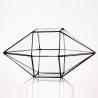 Buy cheap Diamond Shaped Clear Glass Vase , Durable Geometric Terrarium Glass Vases from wholesalers