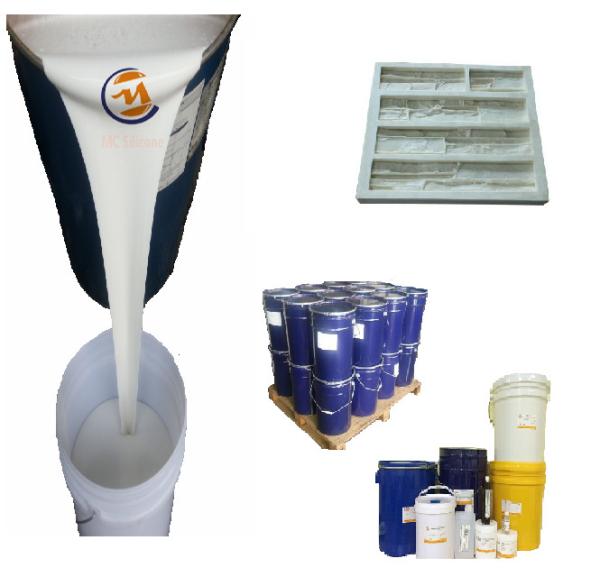Alkali Resistant RTV-2 Liquid Tin Cure Silicone Rubber For Making Cement Stone