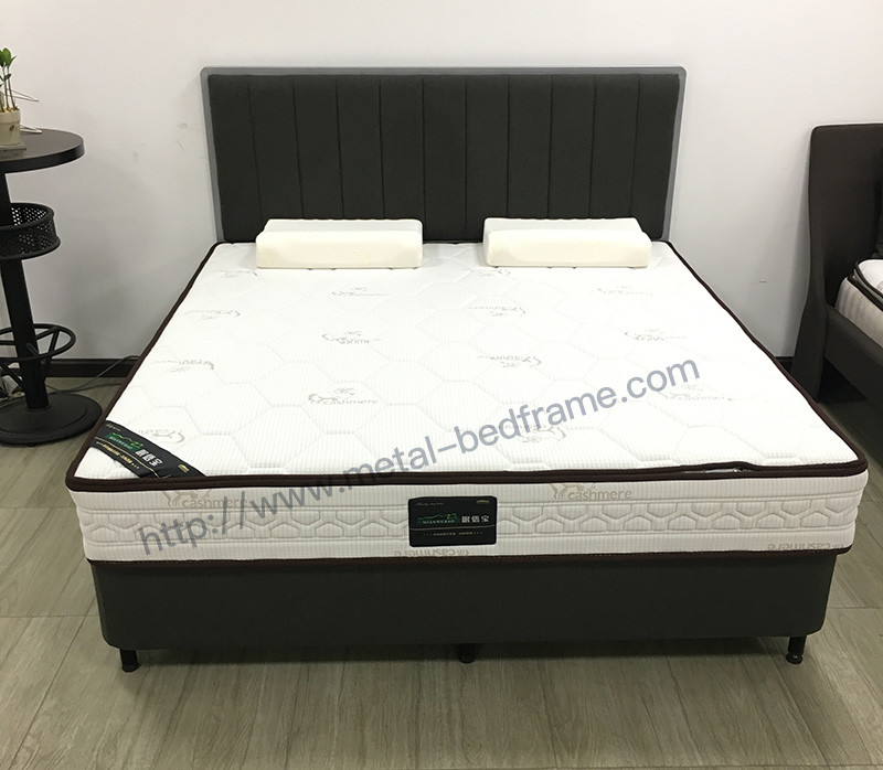 Fabric Cover Bed Box Frame , King Bed Frame Box
