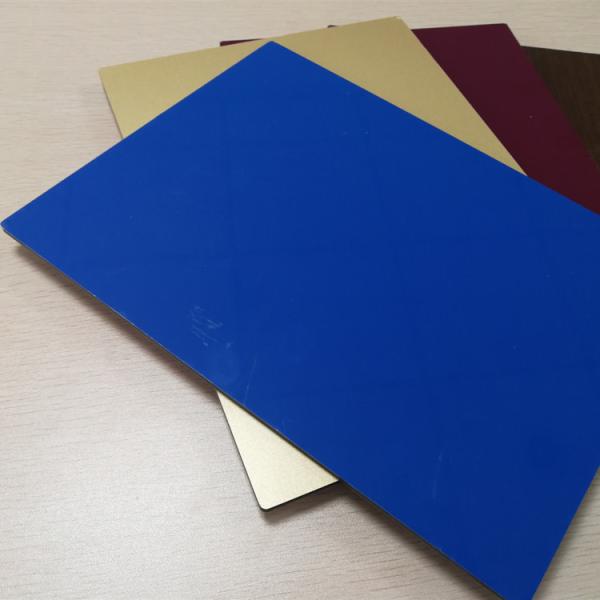 Color Coated Aluminum Composite Panel Fire Rating , Fire Rated Aluminium