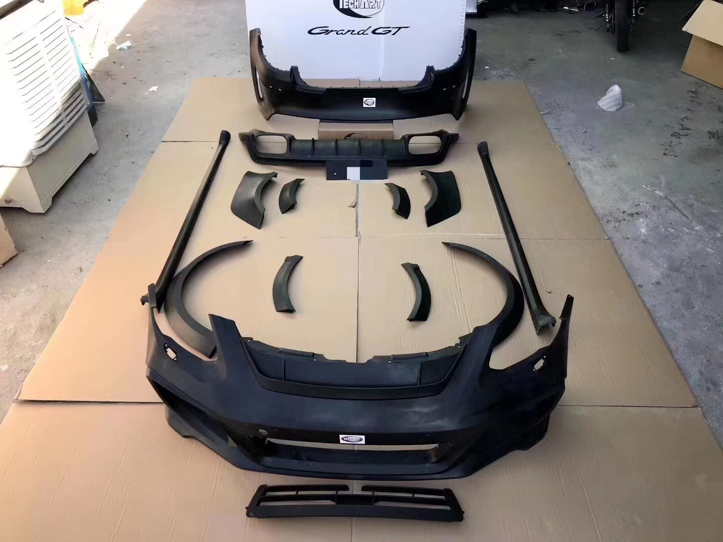 For TechArt Style Body Kit for porsche Paramera 971 Body Kit Wide Body Front and Rear Bumpers