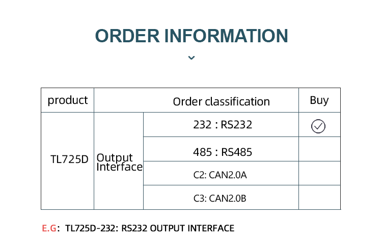TL725D OEM Micro MEMS Gyroscope Sensor UAV