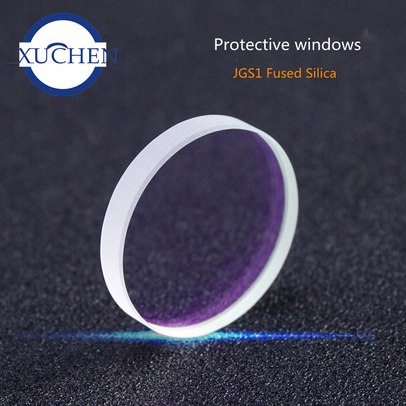 8KW 38.1*1.6mm Quartz 1064nmAR Fiber Laser Lens For BM114S Laser Head