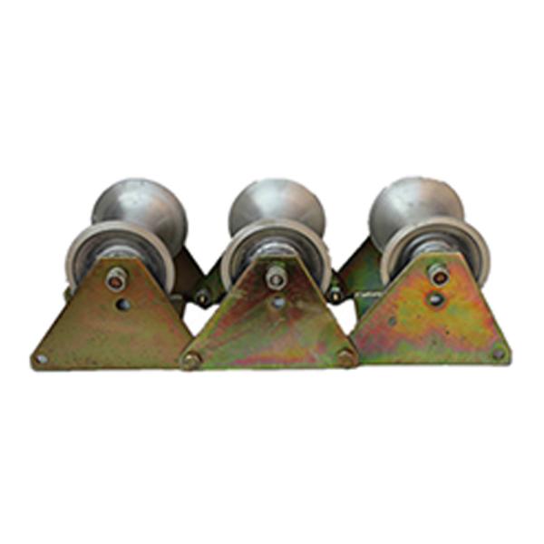 China Supplier Aluminum Straight Line Cable Pulley Wheel & Nylon Material Cable