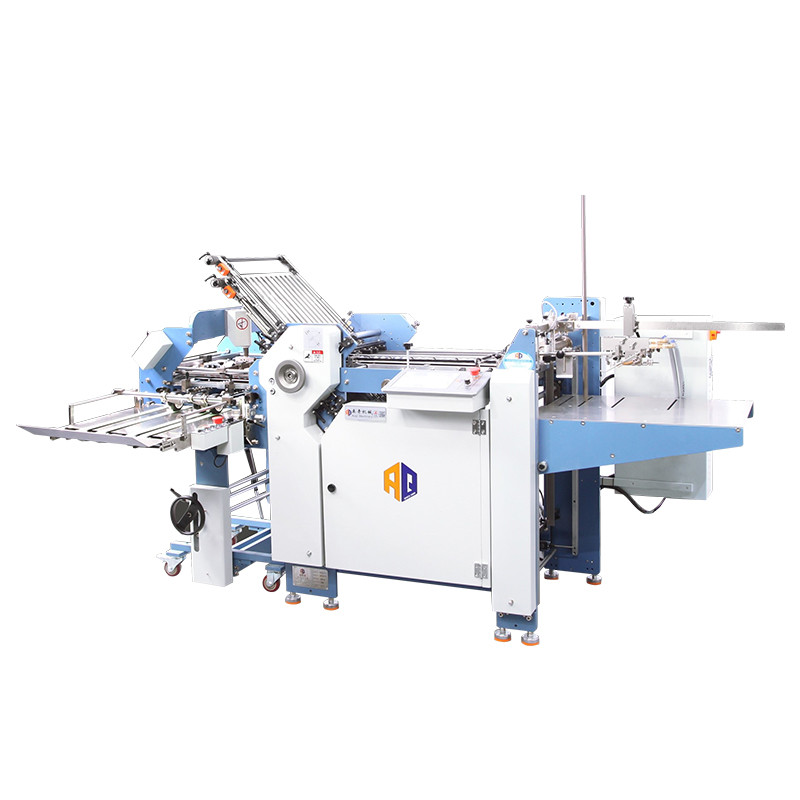 480mm Width Parallel Cross Fold Paper Folding Machine With 4 Buckle Plates