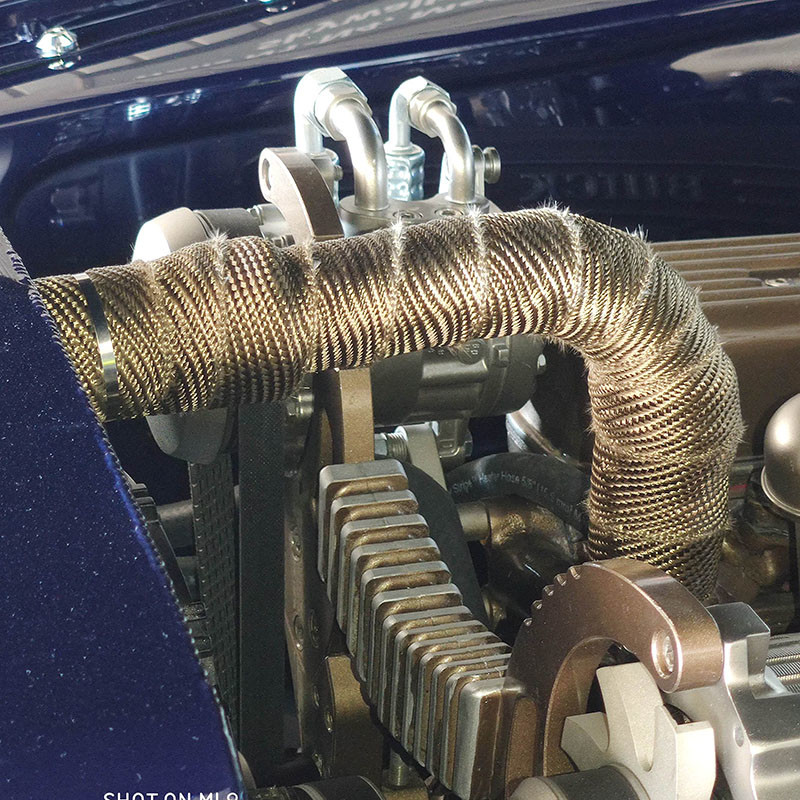 Silica / Basalt Fabric Titanium Lava Turbocharger Heat Shield Cover Fire Shield Turbo Blanket
