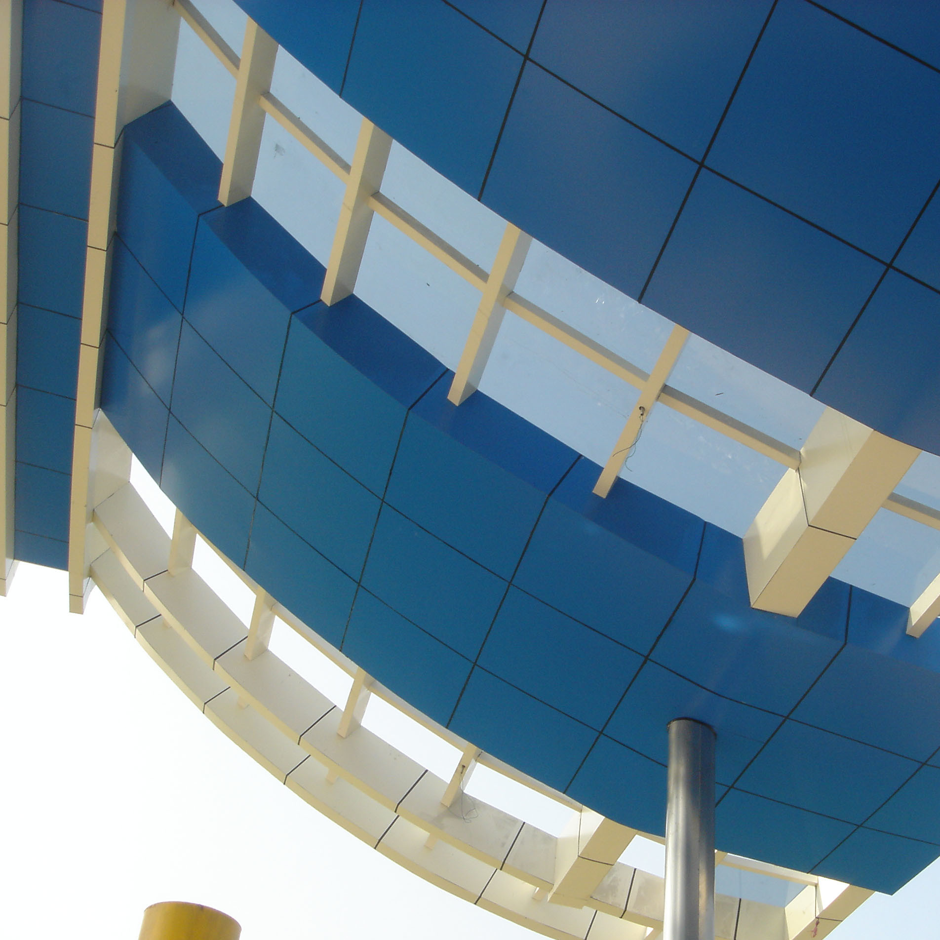 Prefab Q345 Industrial Tin Roof Maintenance 0.8mm 50mm Galvanized