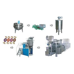 Full Automatic Production Line Toffee Candy Making Machine