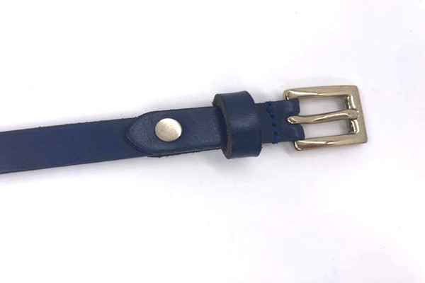 Hexagon Studded Women 's Leather Belts For Jeans With Square Pin Buckle
