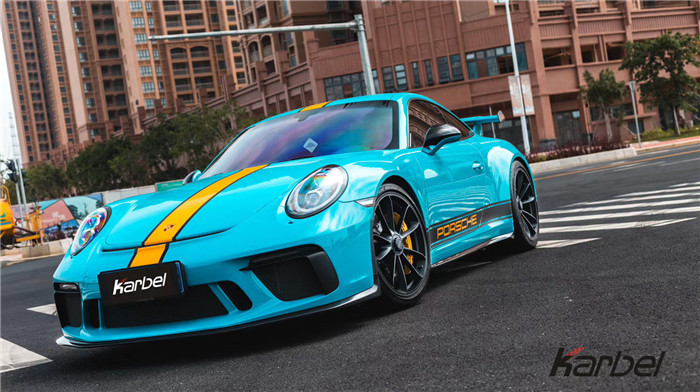 Carbon Fiber Body Kit for Porsche 911 991.2 GT3 911 GT3 Carbon Fiber Front Shovel Rear Diffuser Side Skirt Body Kit