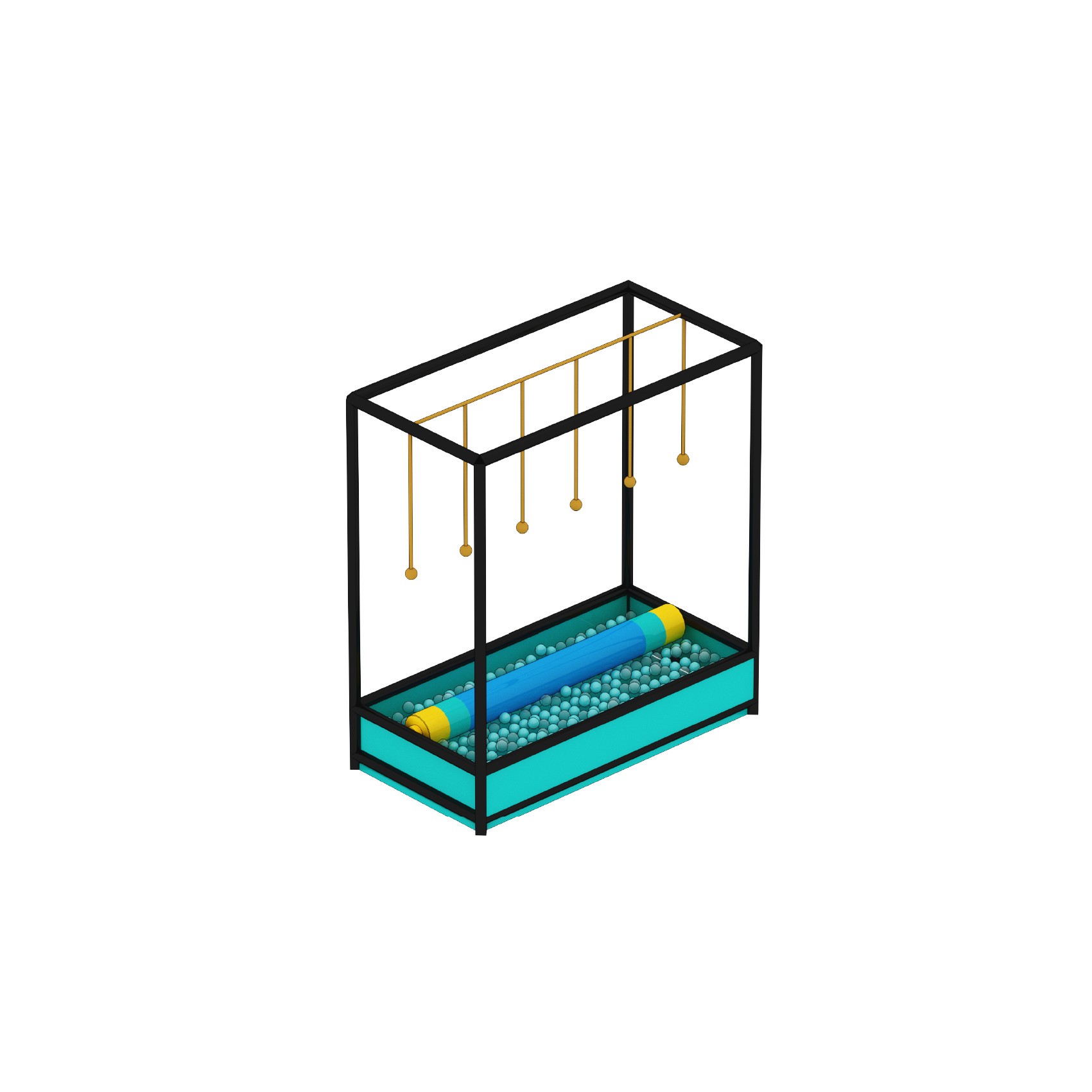 Double Layer Junior Ninja Course Equipment For Indoor Playground
