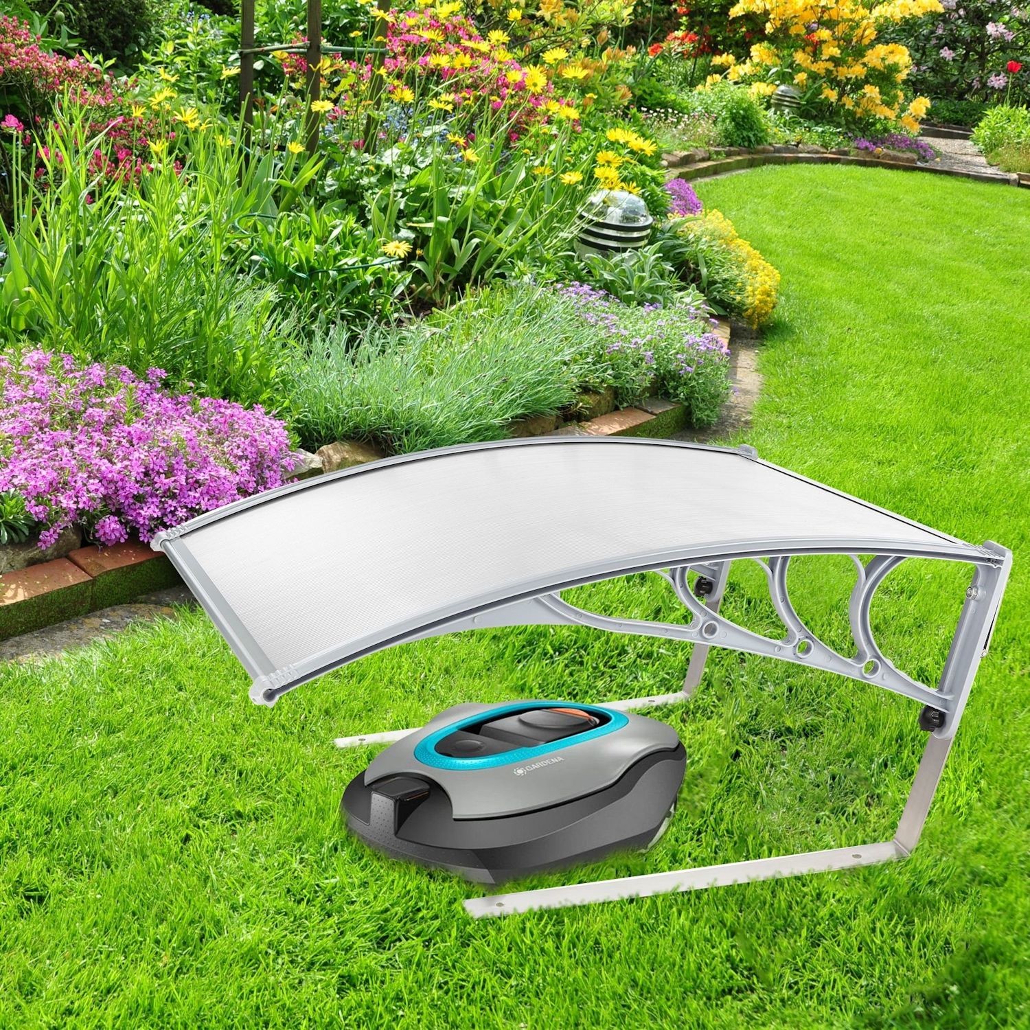 Weatherproof 2.7mm Solid Board 75x60cm Robot Mower Garage