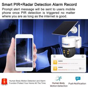 Solar WiFi Camera 3MP 360 View AI Motion Detection