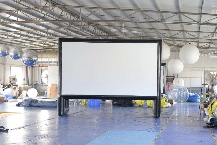 Blow Up Projector Screen Outdoor Airtight PVC Tarpaulin Inflatable Cinema Screen