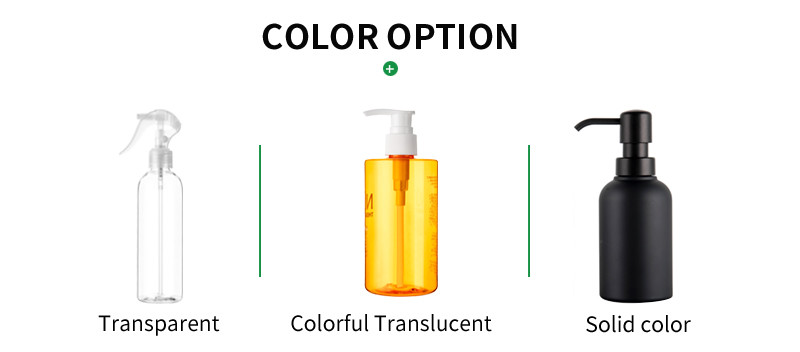 Luxury Recycled Plastic Shampoo Bottles 260ML Solid Color Free Sample