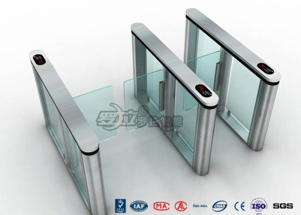 Pedenstian Entry Speed Gate Turnstile Gate Visit Management System For Bank With