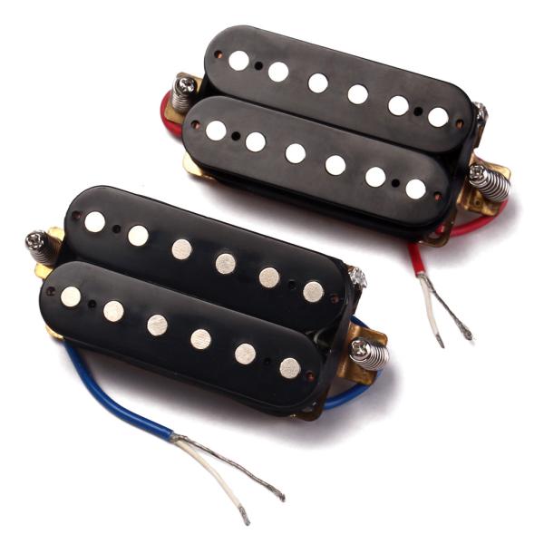 Hot Rodded Double Coil Pickups Humbucker Pickup Magnet Electric Guitars Black