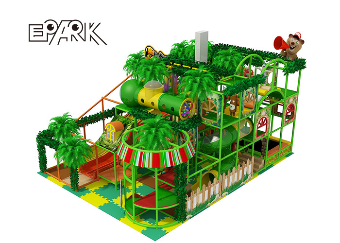 Amusement Soft Playground Equipment Kids Play Game Green Forest Castle