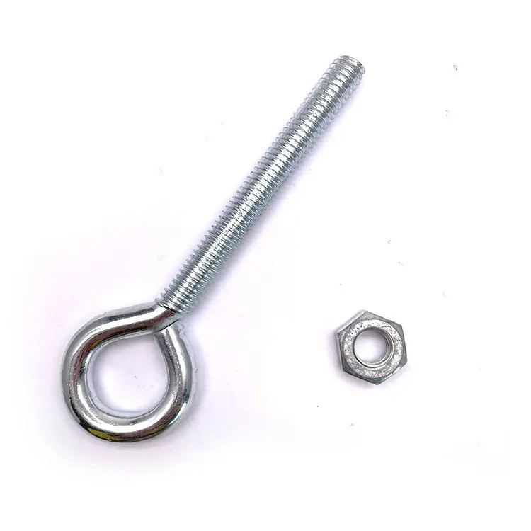 Light Weight DIN / ANSI / GB Standard Round Eye Bolts and Nuts With Metric Right Hand Thread