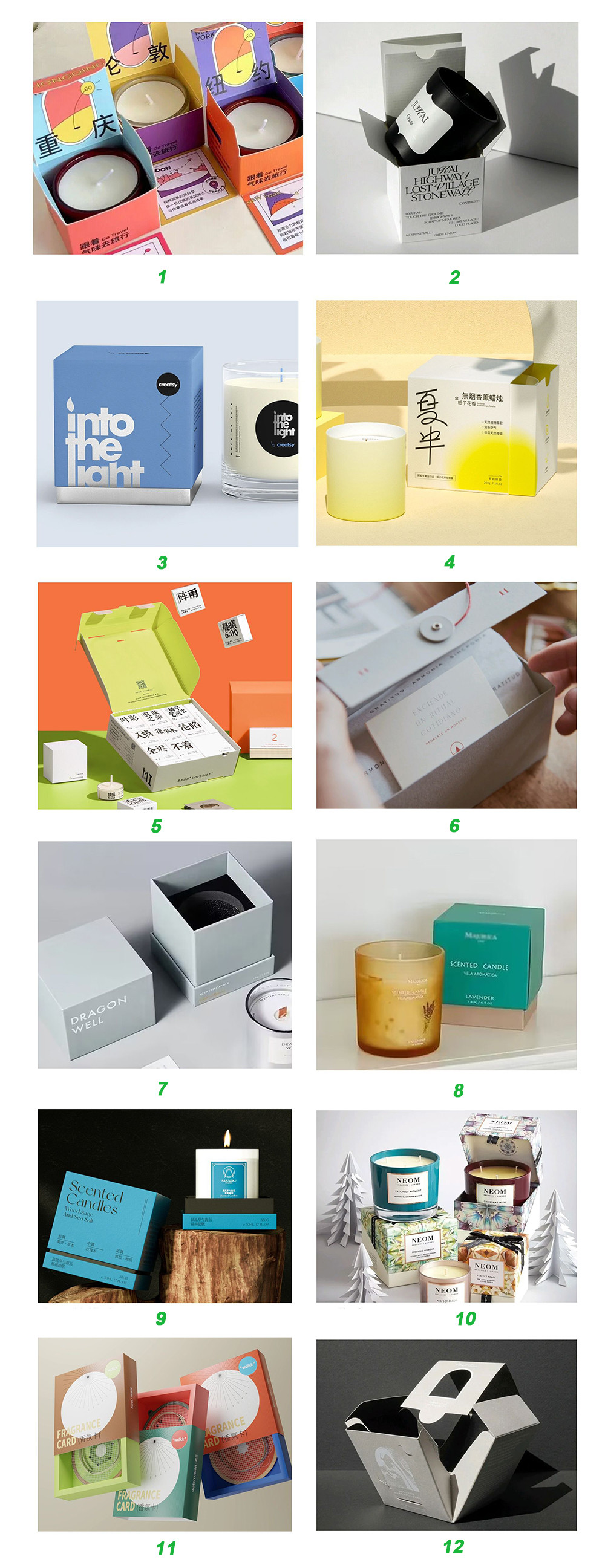 Fashion Orange Perfume Packaging Box Custom UV Coating Surface