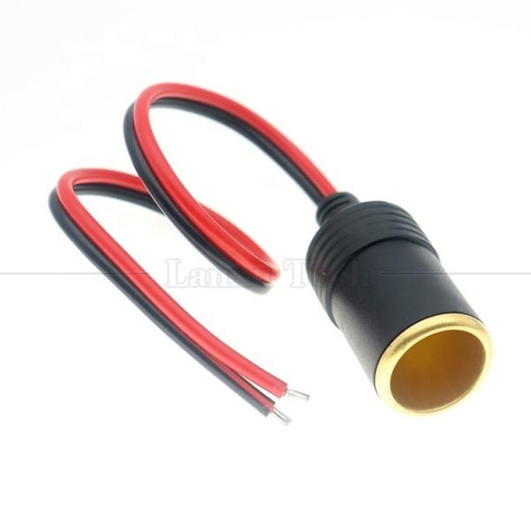 12V 24V 20A Pure Cooper DC Car Cigarette Lighter Female Socket Plug Power