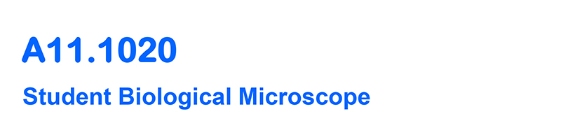 A11.1020 LED 400x Achromatic Student Binocular Biological Microscope