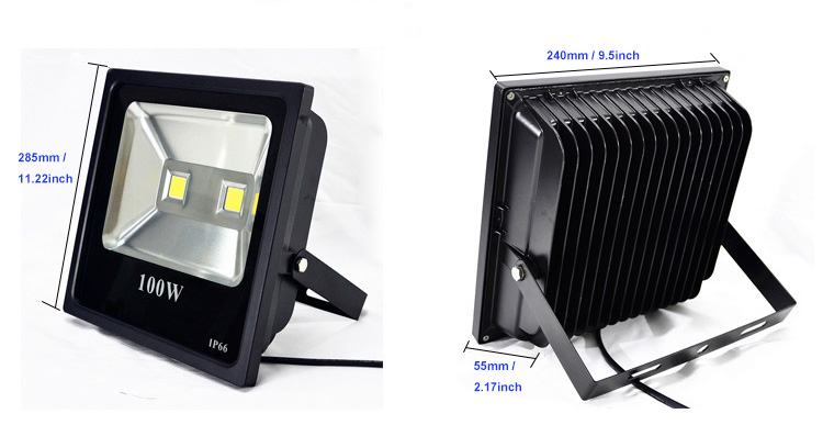 Outdoor COB IP66 Led Flood Lights Sports Field 50W 100W 150W 200W