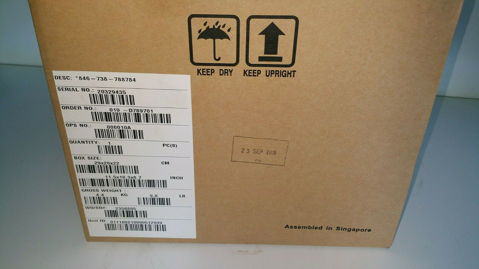 846-738-110315 CURRENT PRESSURE TRANSDUCER 4.00-20.00MA 3.00-15.00 PSI