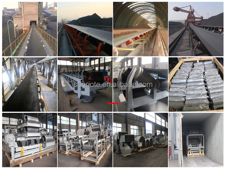 5200KG Weight PLC Controlled Belt Conveyor for Stone Crushing and Mining Industry